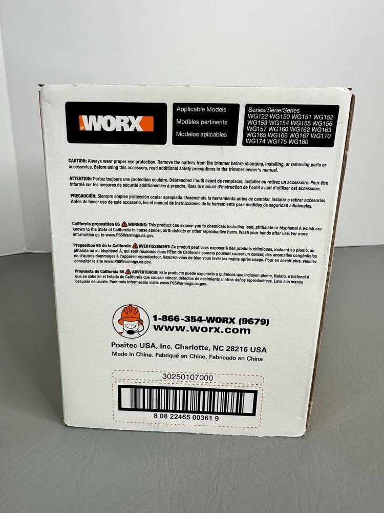 Worx Trimmer Replacement String Spools 10 Pack Case #WA0004.15 20 Spools