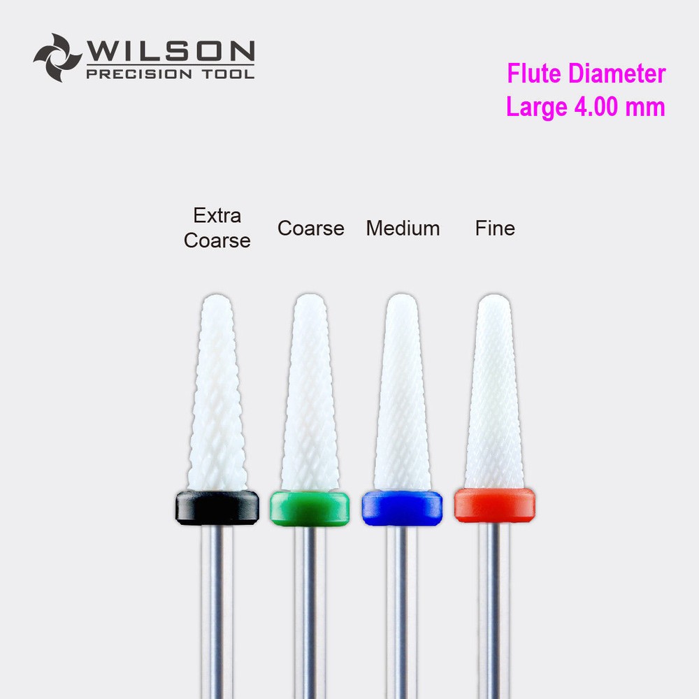 4.00mm Cone Bit - WILSON White Ceramic Drill Bits  US SELLER