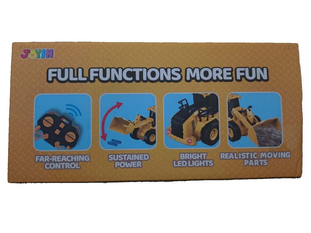 JOYIN Remote Control Engineering Const Vehicle Toy Lights & Sounds