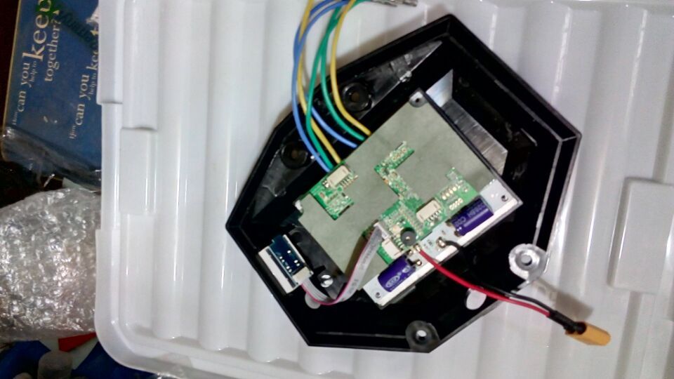 Plastic dual controller case and heat sink and battery indicator