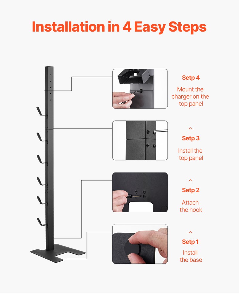 VEVOR Vacuum Stand for Dyson Multi-Models Stable Storage Bracket Holder