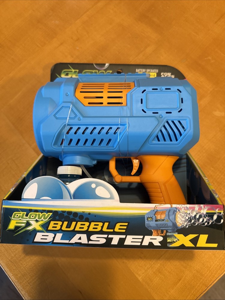 Glow FX Bubble Blaster XL w/  LED Lights Bubble Gun