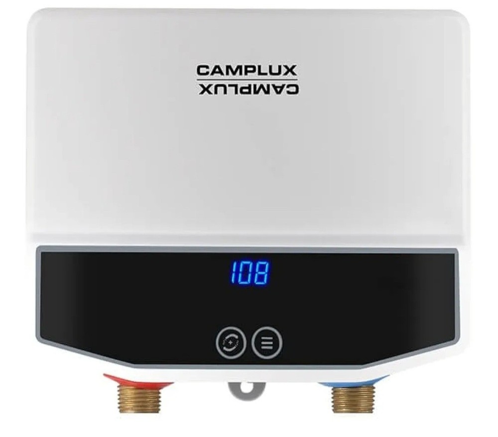 Camplux RV Tankless Water Heater Electric 3.5kW 120V Self Modulating WHITE