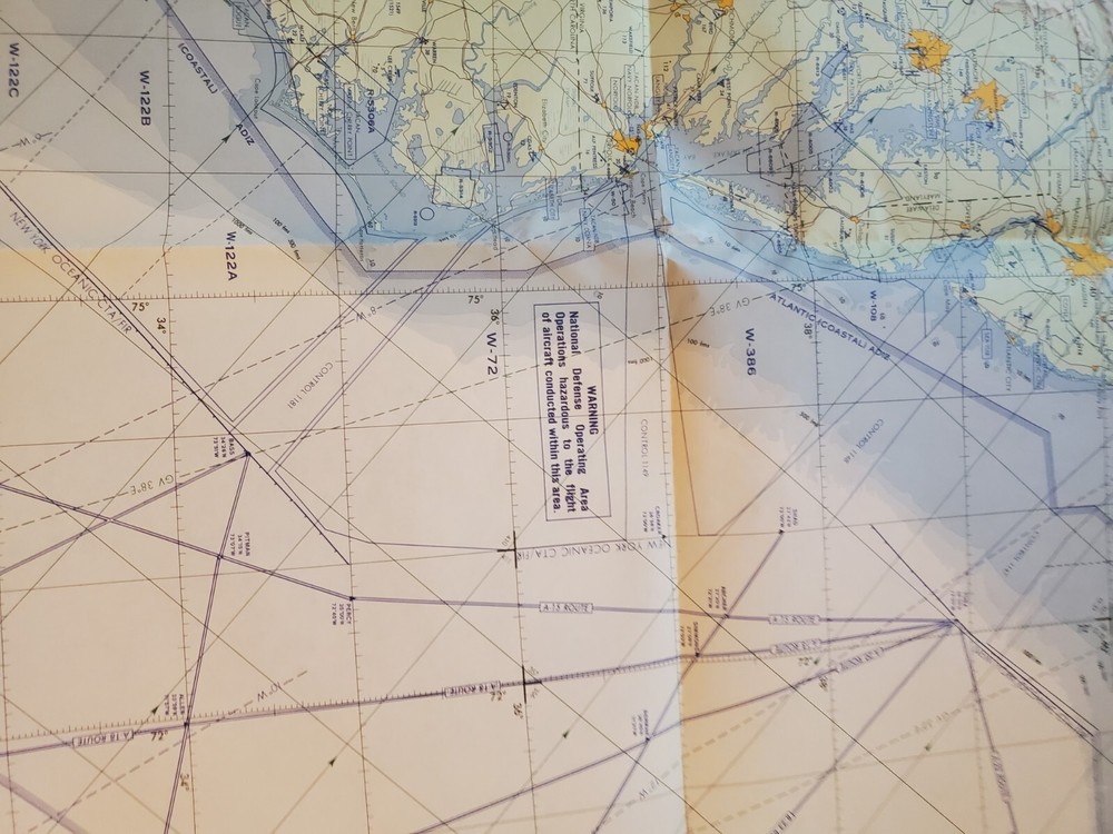 Jet Navigation Chart JNC-45N April 1971