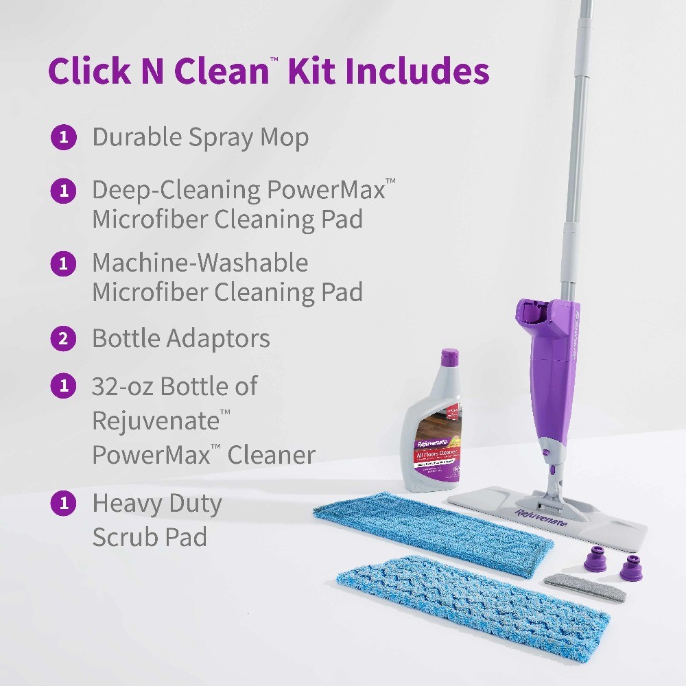 Rejuvenate Click n Clean Multi-Surface Spray Mop All-in-One Kit, 1 Count