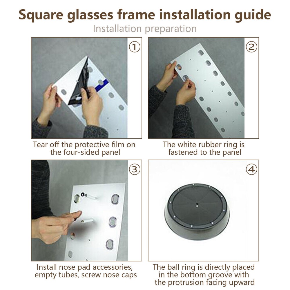 Sunglass Stand Rotating Retail Rotating Optical Frame Display Case Showcase
