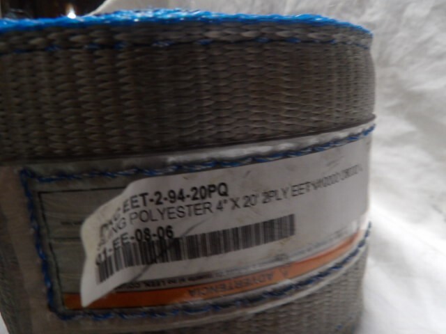 Polyester Sling 4" x 20' 20,000 lbs Basket Capacity