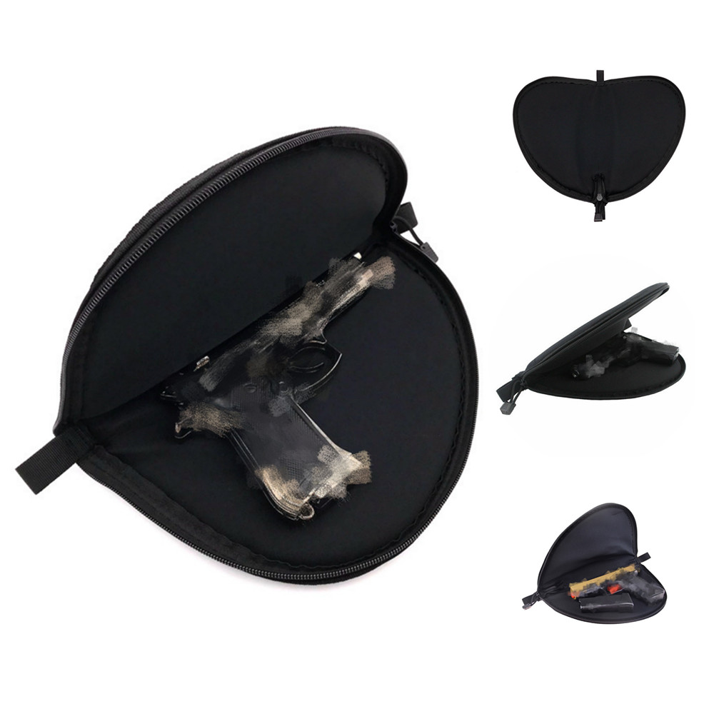 Compact Pistol Rug Case with Non-Scratch Lining - for Range & Hunting