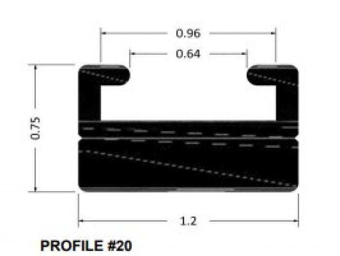 SPI SLIDE PROFILE 20 BLACK 66"