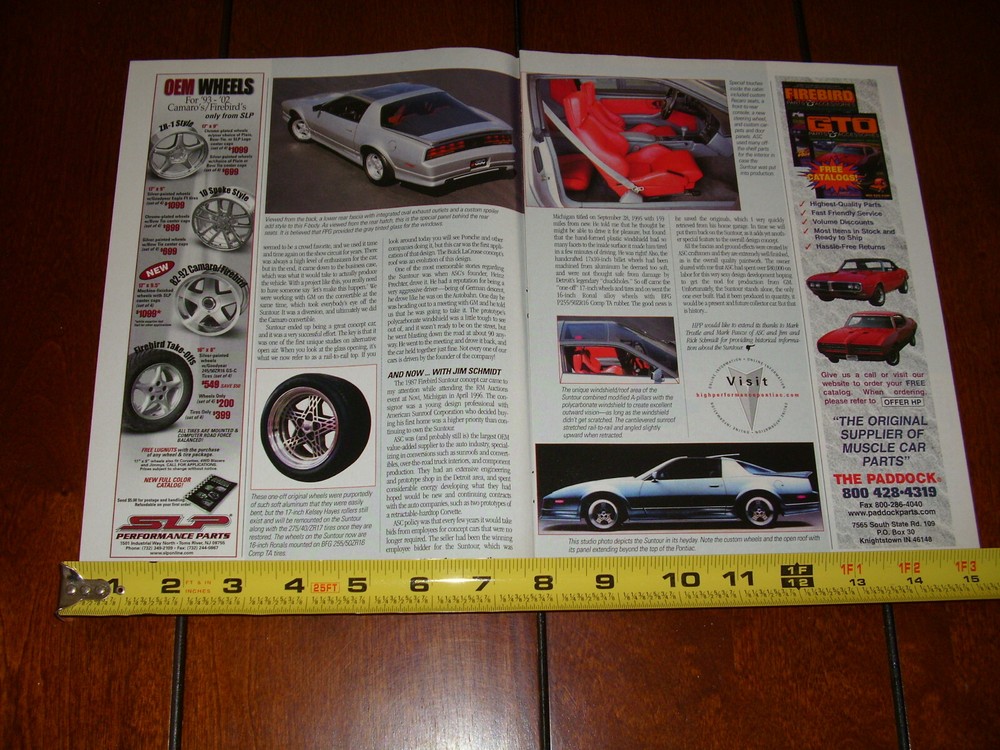1987 PONTIAC ASC FIREBIRD SUNTOUR ORIGINAL 2002 ARTICLE
