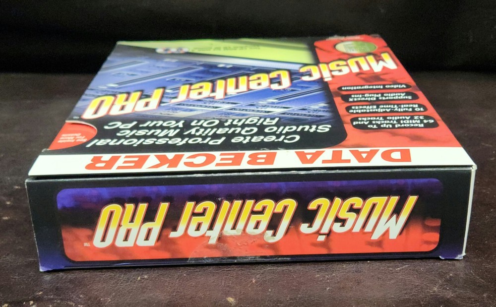 Vintage 2000 Data Becker Music Center Pro Software, Complete/Win 95/EUC