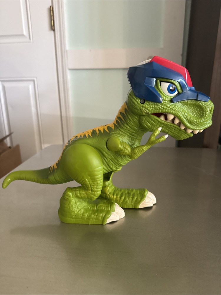 Playskool Heroes Chomp Squad Troopersaurus Dinosaur. tested/works. pre-owned