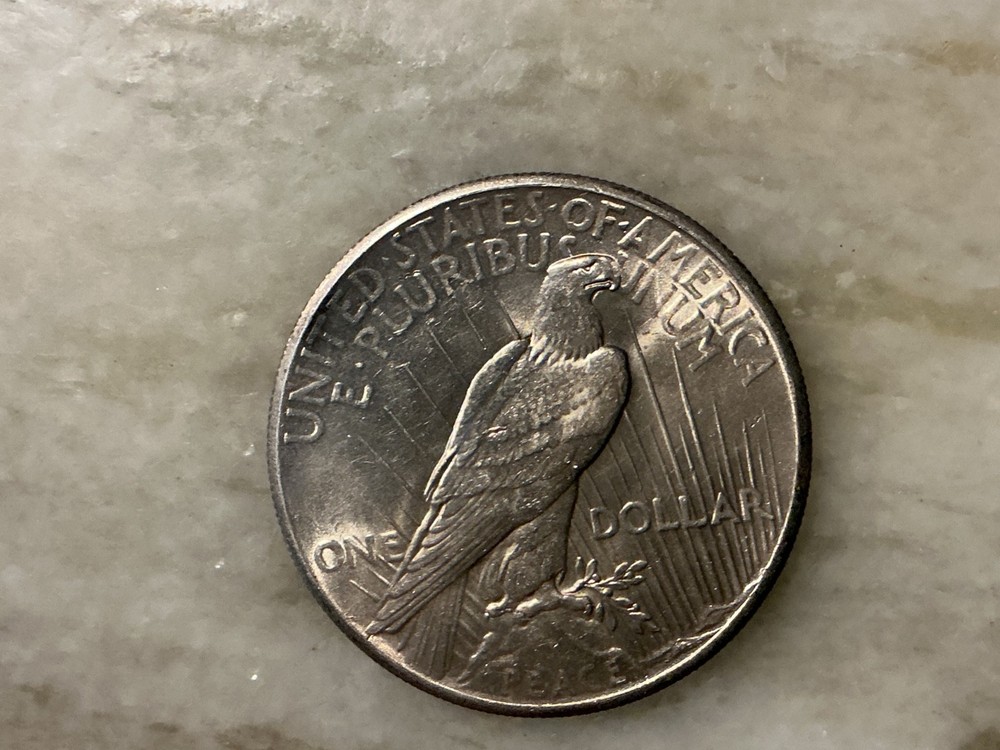 1928 Silver Peace Dollar BU