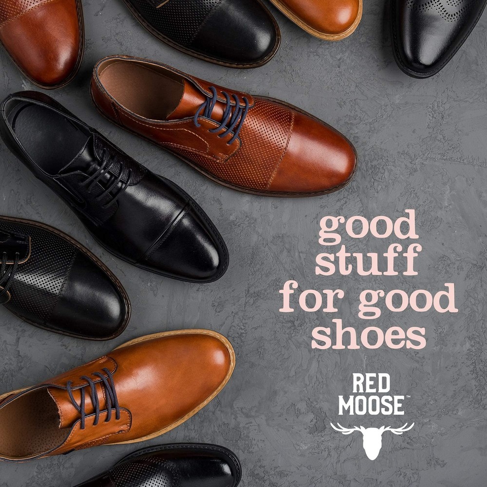 RED MOOSE Premium Brown Boot and Shoe Cream Polish - Medium,