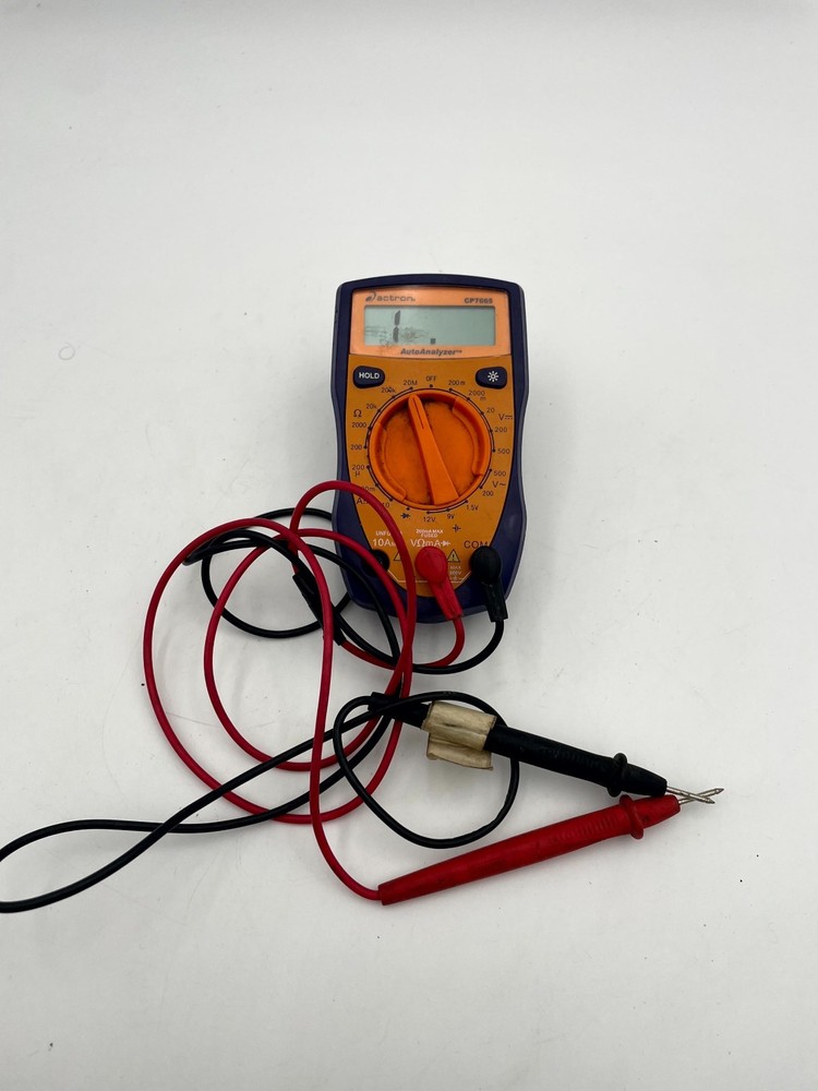 Actron CP7665 AutoAnalyzer Automotive Multimeter Orange Digital Backlit Display