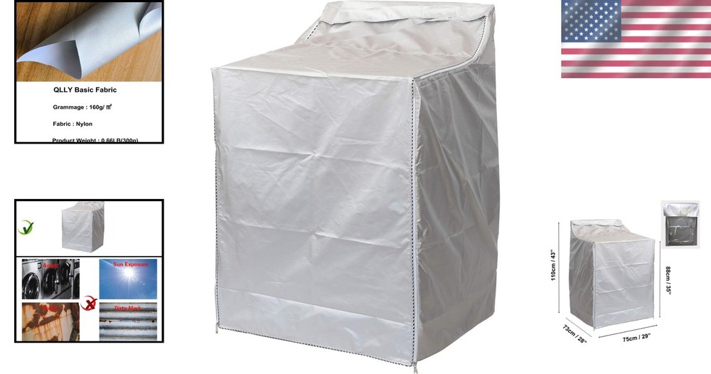 Dustproof Cover for Top-Loading Machine - W29”D28”H43”