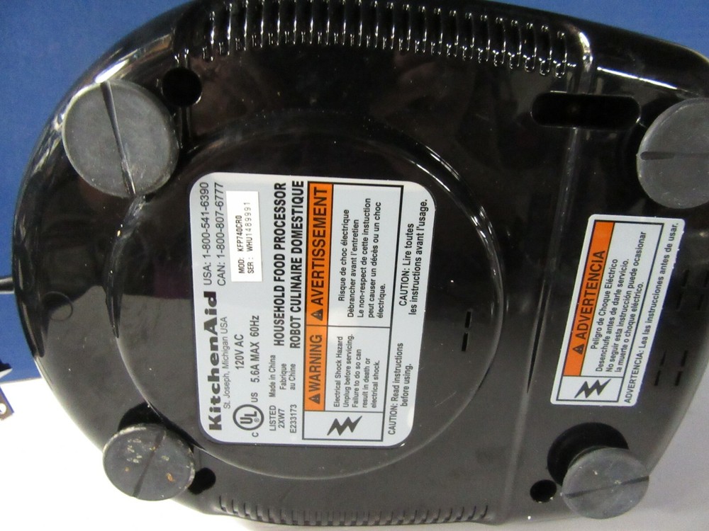 KitchenAid Food Processor Motor Base Replacement KFP40CR0 9 Cup Chrome Part BL10