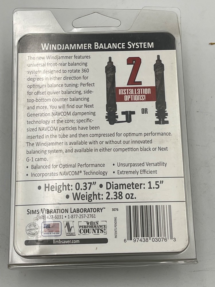 SVL Limbsaver Windjammer Balance System 3076