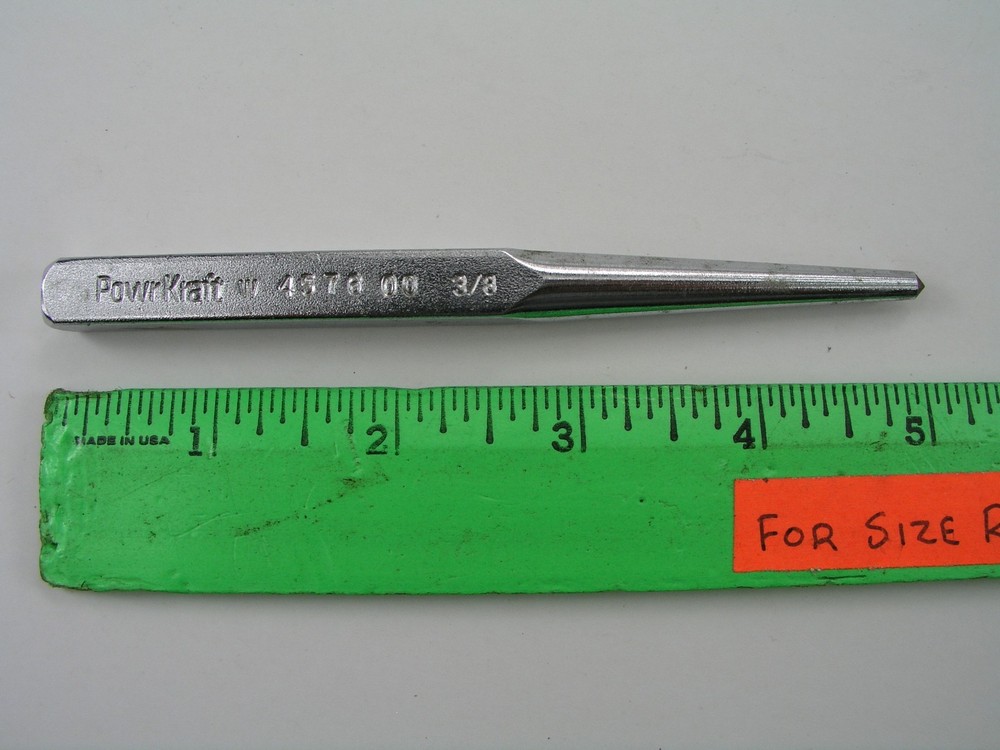 Center Punch Chisel, Powerkraft USA