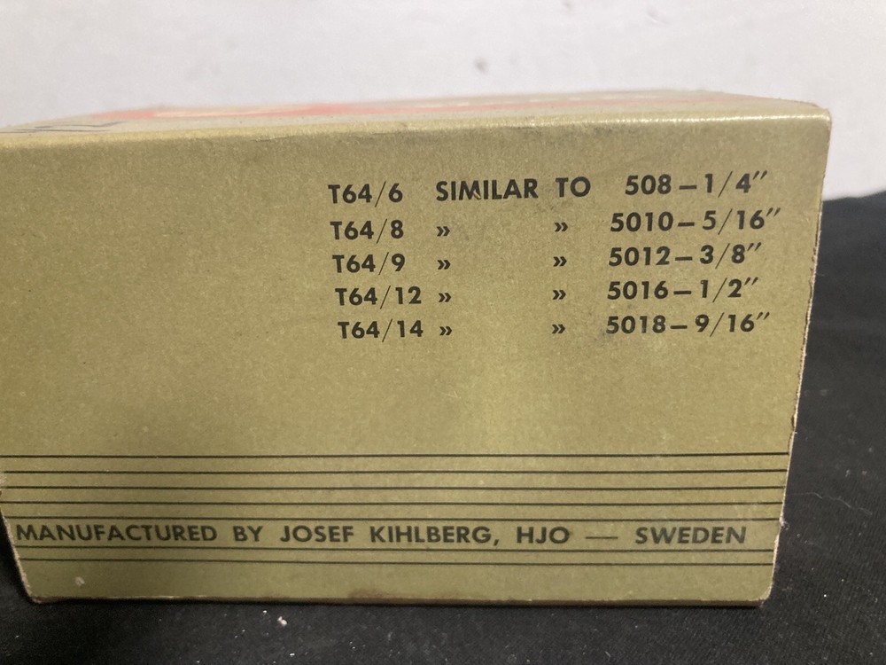1/2” staples T64 / 12 5000 count Josef Kihlberg See Notes Partial Box
