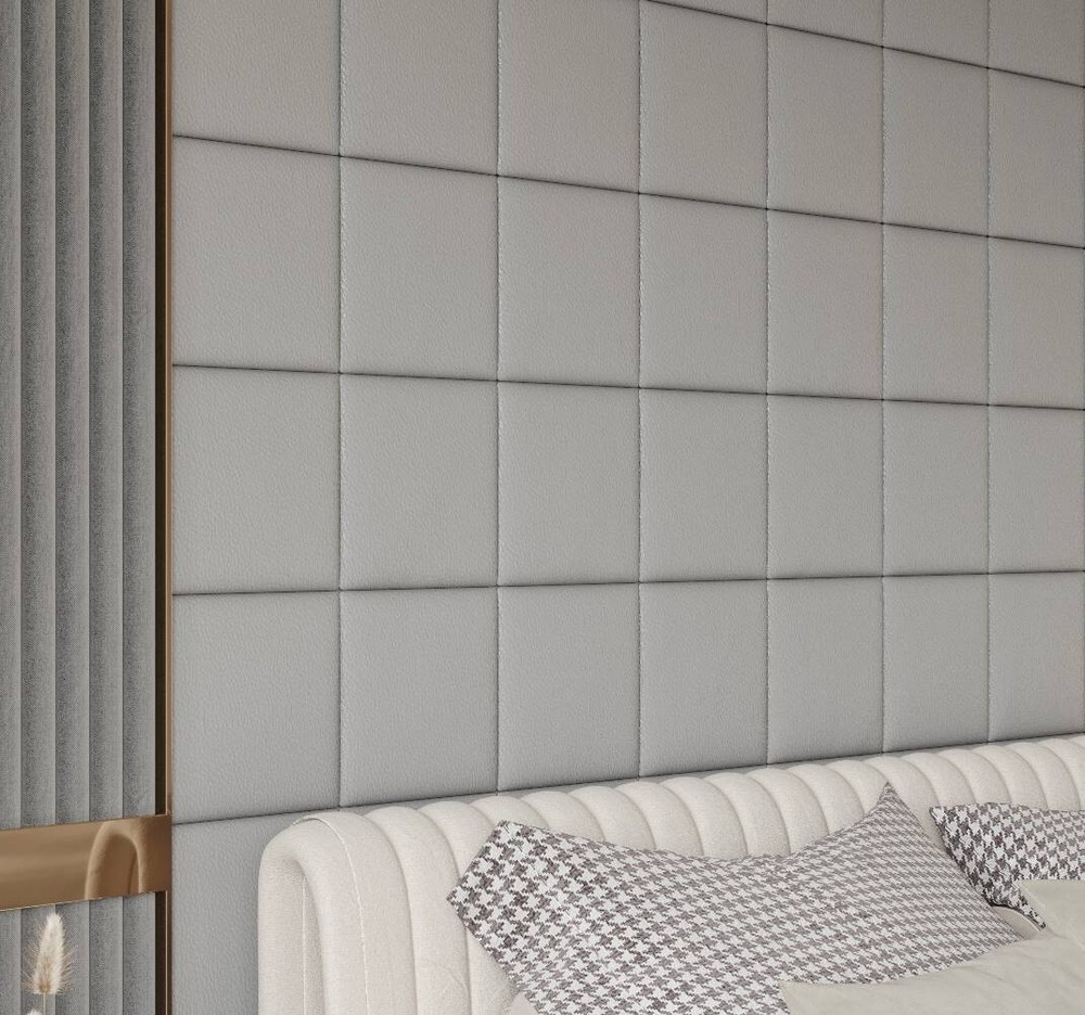 BEDROOM Wall Panel 12X12" KING QUEEN Upholstered headboard Rremovable Soft Panel