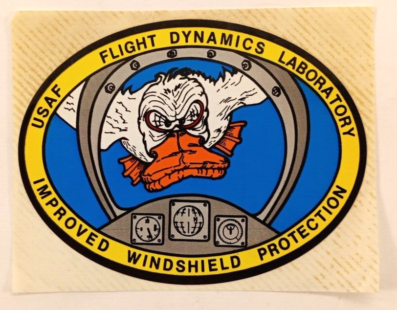 Vintage USAF Air Force Flight Dynamics Laboratory Sticker 4"x 3.25"