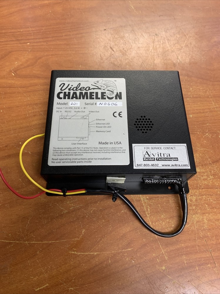 GILDERFLUKE & CO VIDEO CHAMELEON MPEG PLAYER - Unit Only