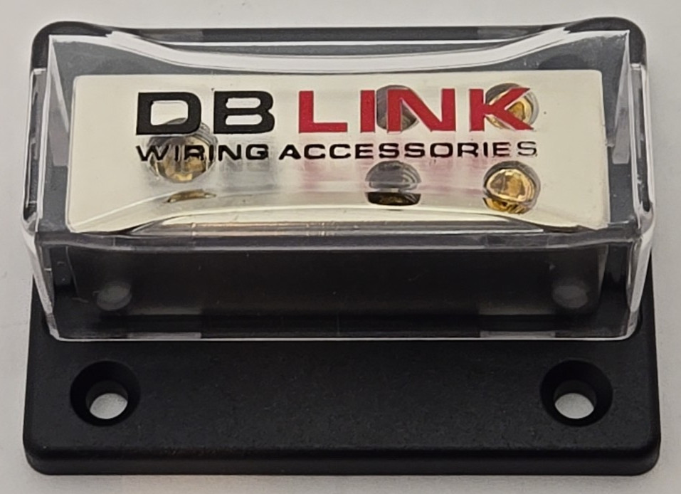 DB LINK: NGB1448X Distribution Block 4 Ga. Input X (4) 8 Ga. Output