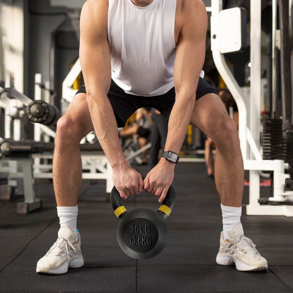 Cast Iron Kettlebell Single 30 lbs