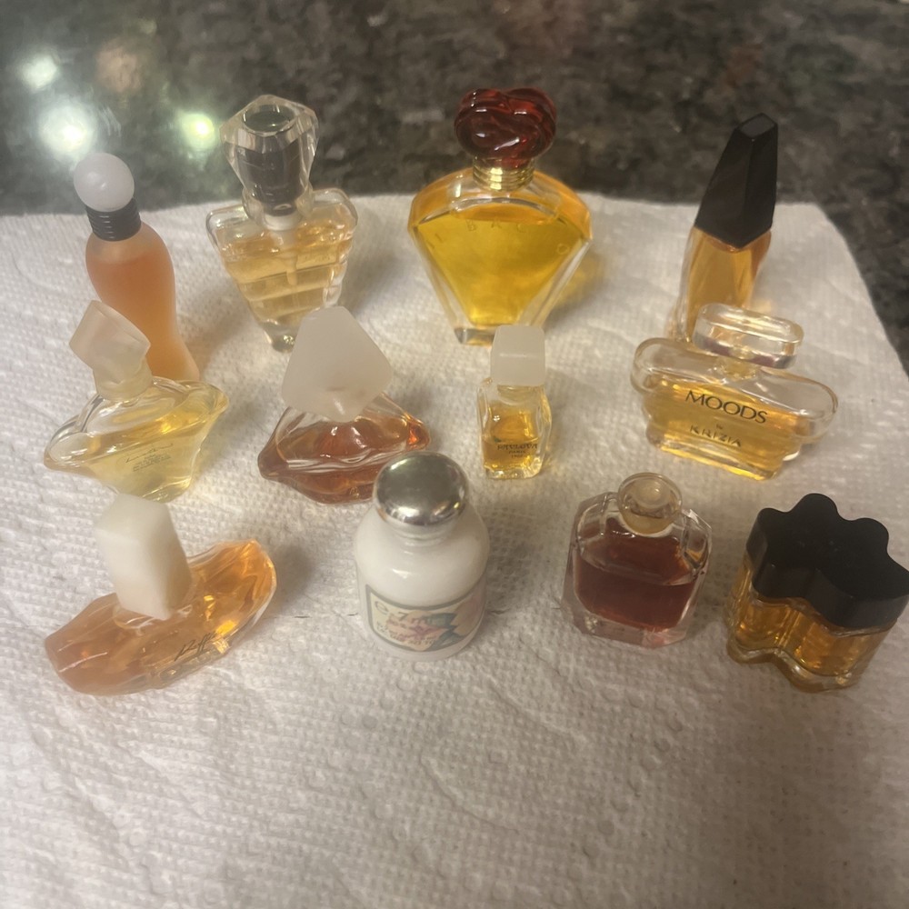 12 womens perfume miniatures lot