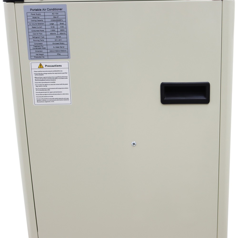 Industrial Air Conditioner 110V Portable Spot Cooler Single Tube 9180Btu/h 1KW