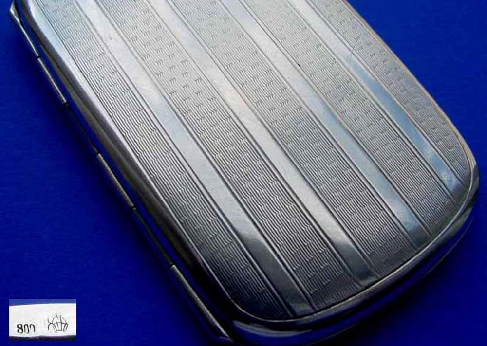 Gorgeous 800 Silver Card Holder Z302