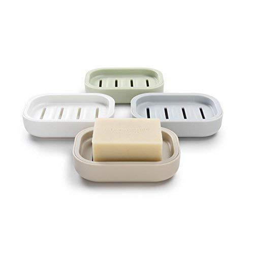 Plastic Soap Dish Container Keeps Soap Dryeasy Cleaningdrainwhite
