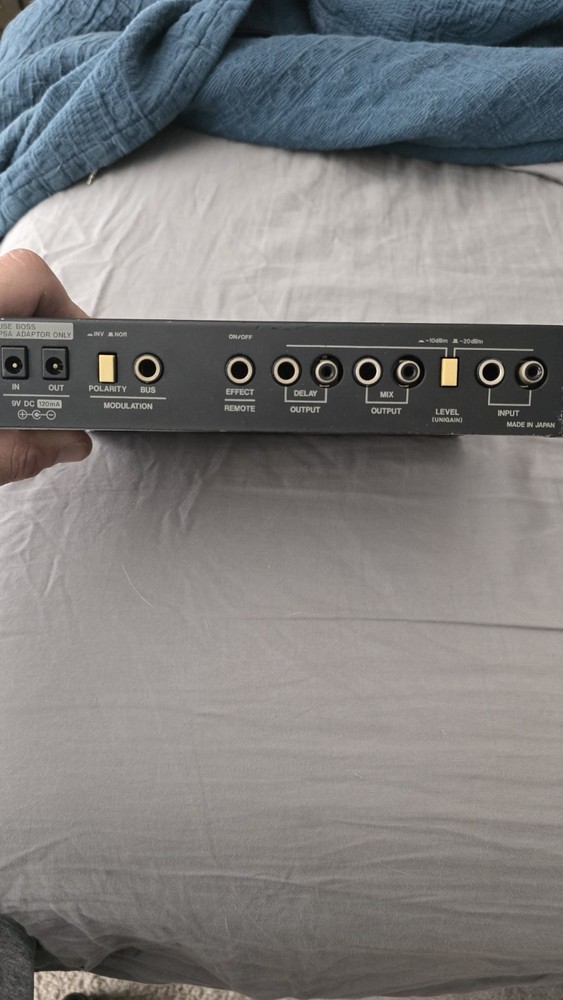 Boss RDD-20 Digital Delay Effect Unit Micro Rack Series Half Rack Mount