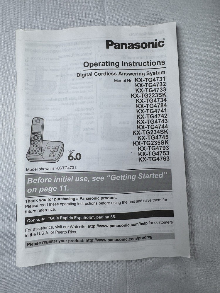 Panasonic KX-TG4732 6.0 Plus