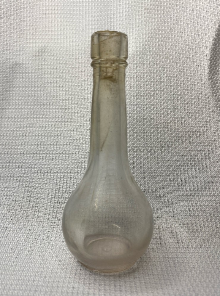 Vintage Clear Glass Bottle