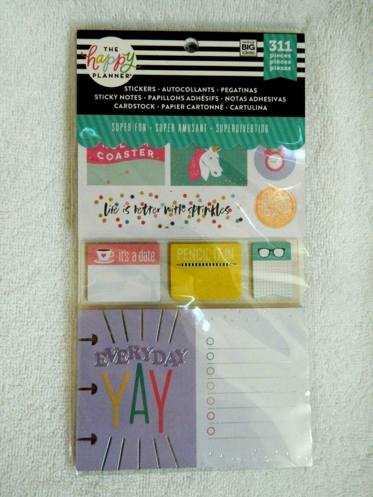 HAPPY PLANNER 311 pc Accessory Pack - Super Fun
