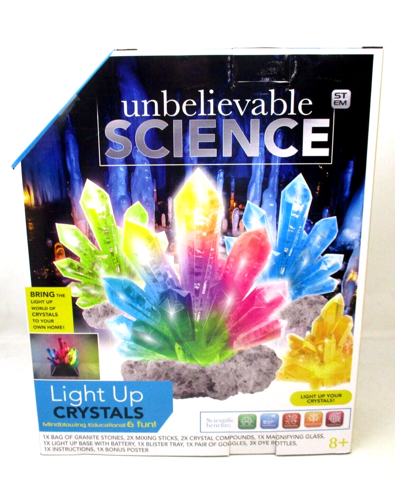 Unbelievable Science Light Up Crystals