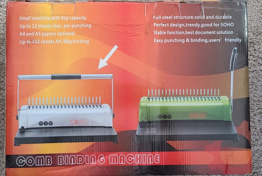 Rayson SD16 Comb Binding Machine