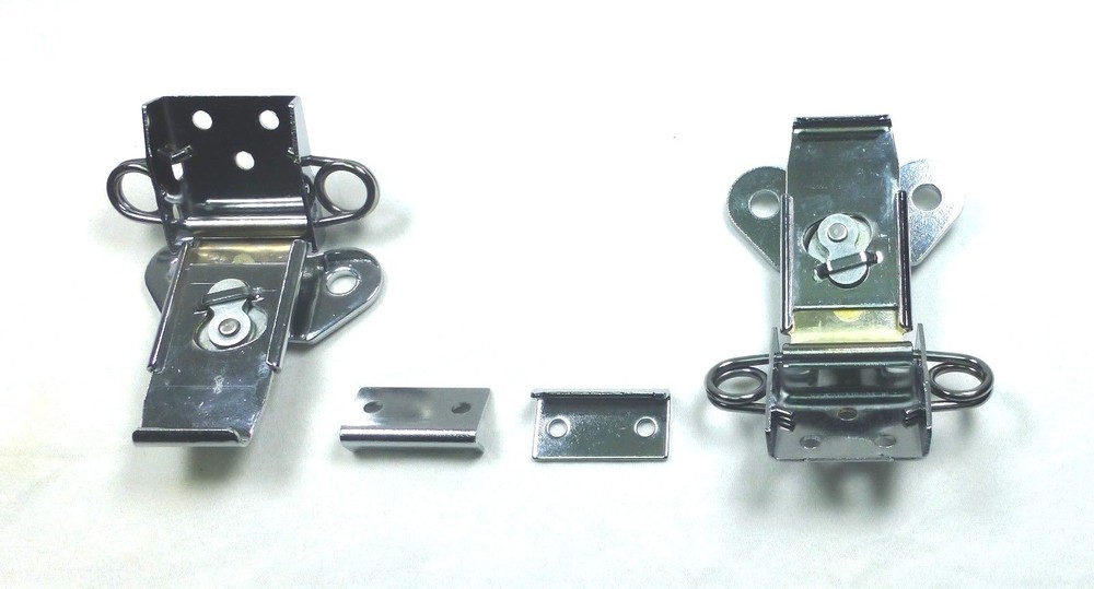 (2) Two Butterfly Latches (Surface Mount) with Keeper Plate.