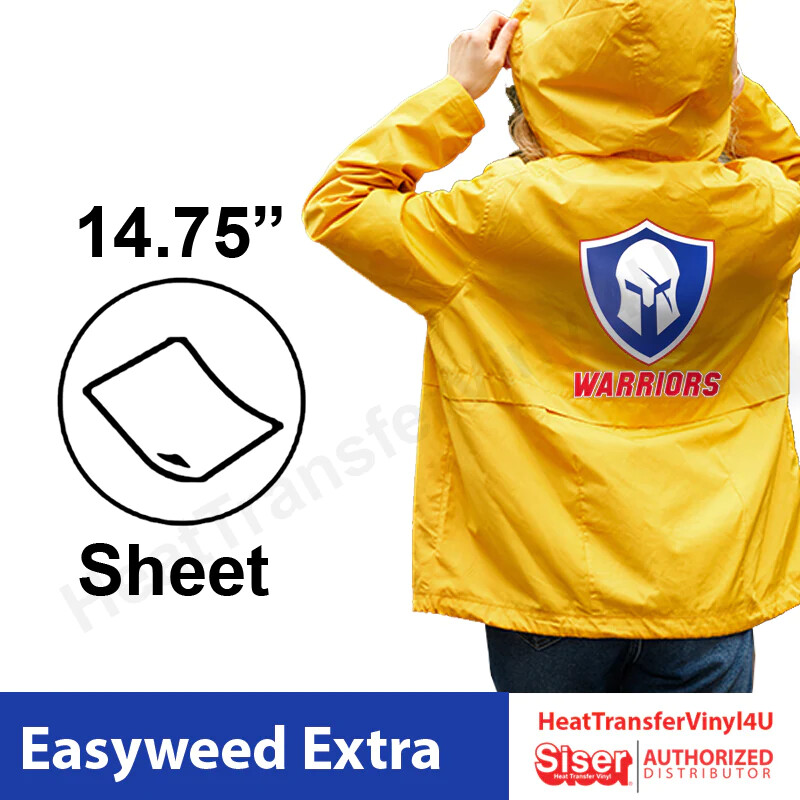 Siser EasyWeed Extra Iron On HTV 15" x 12" Sheets | Quantity Discounts Available