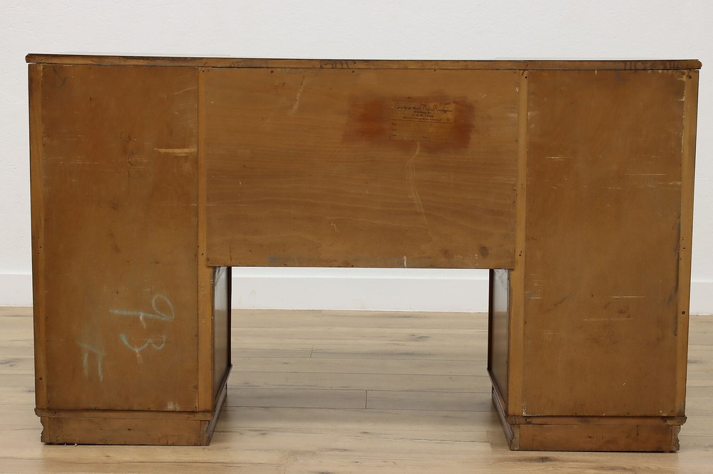 Art Deco Vintage Waterfall Buffet Sideboard Server, Globe #52199