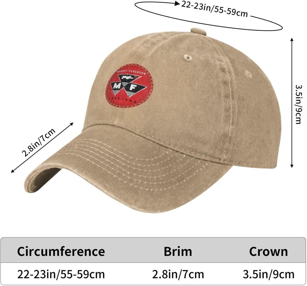Customized Massey Ferguson Hat Adjustable Personalized printed unisex baseball c