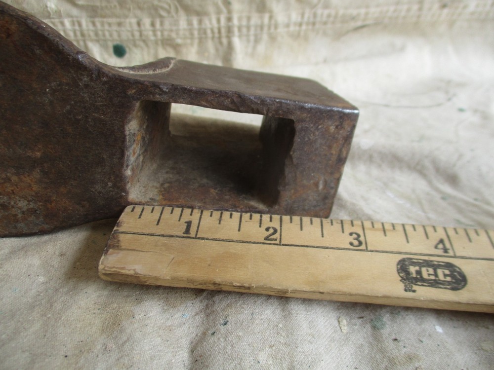 Used Spade Bit Axe Head