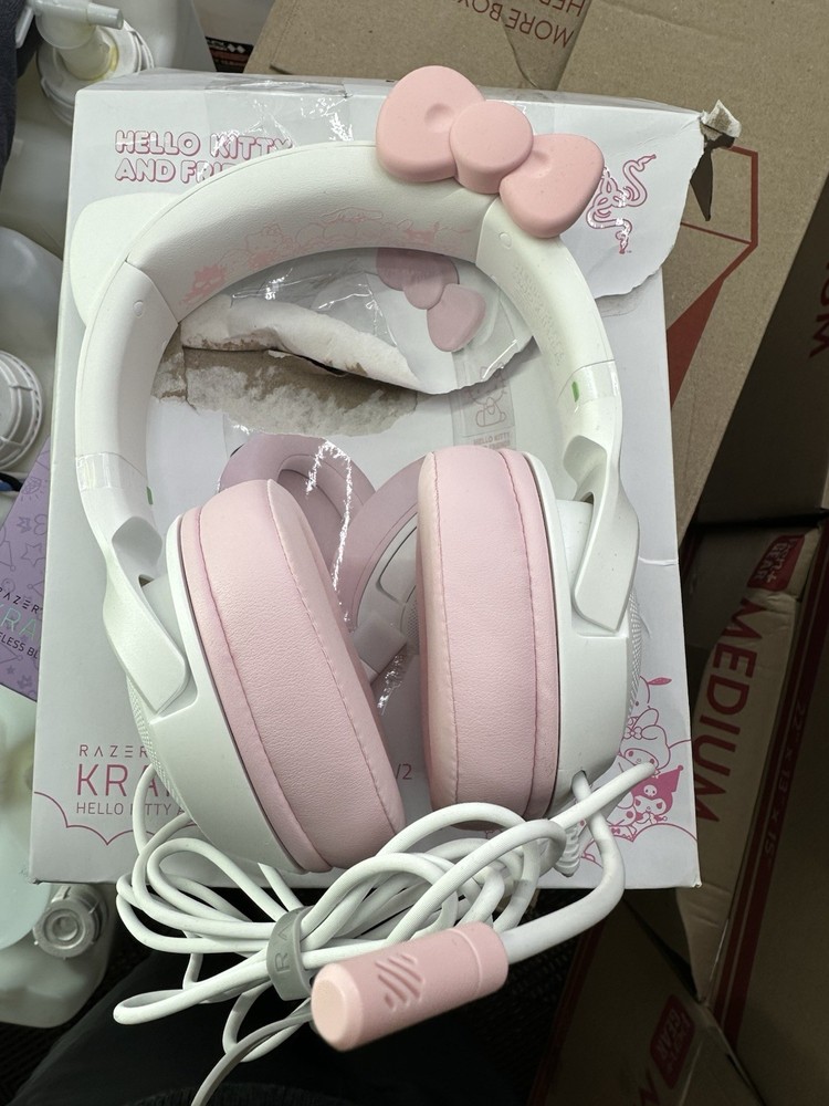Razer Kraken Kitty V2 Wired Gaming Headset - Hello Kitty - Open Box