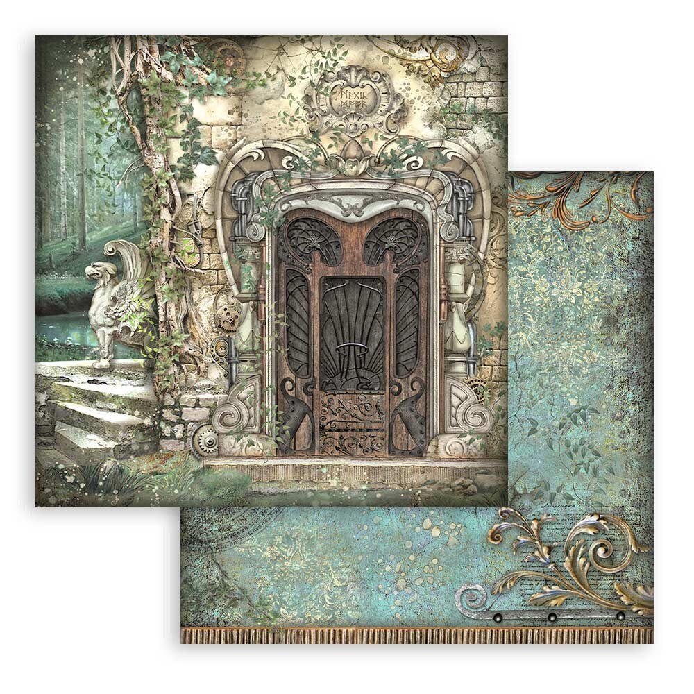Stamperia MAGIC FOREST 8x8 Paper Pad 10 Sheets SBBS78