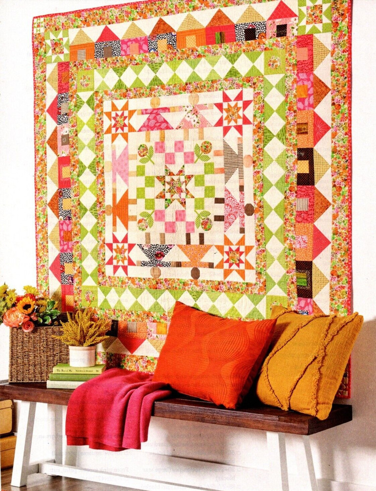 Stitching Together Quilt Pattern Pieced/Applique KZ