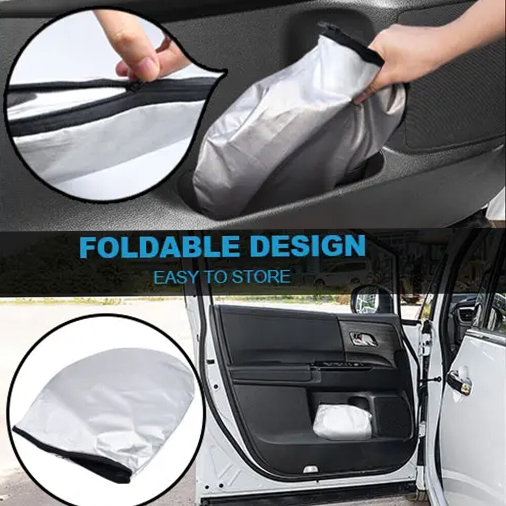 For 1996-2025 Chevy Express Foldable Windshield Visor UV Block Cover Protector