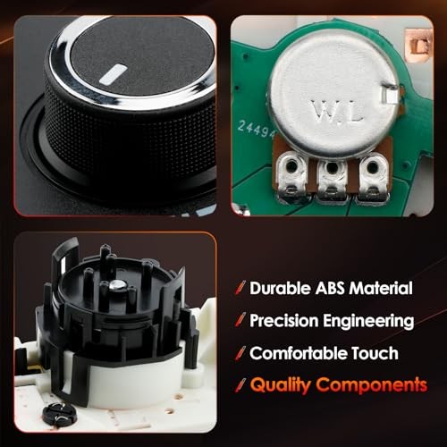 599-217 Front Climate Control Module A/C Heater Air Conditioning Panel Unit