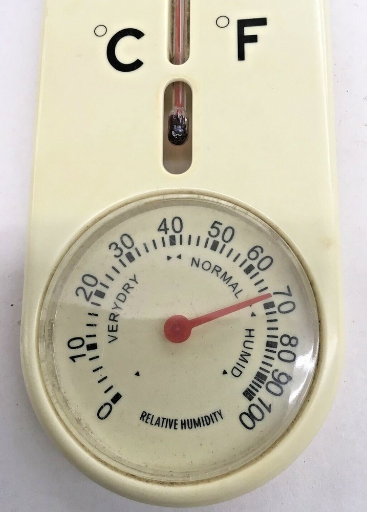 Timex Plastic Wall Thermometer/Hygrometer